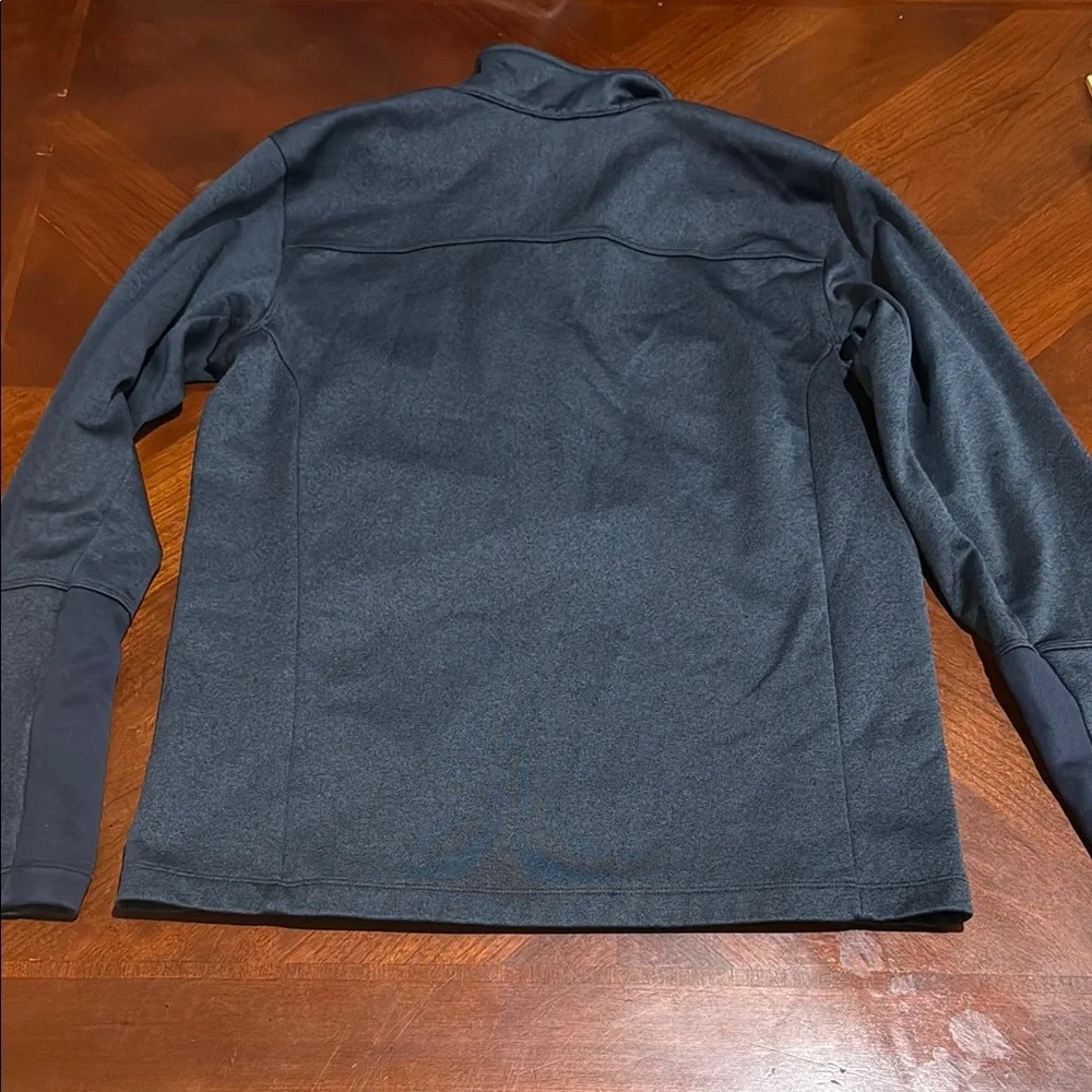 The North Face Lightweight 1/2 zip light canyonlands jacket navy fleece